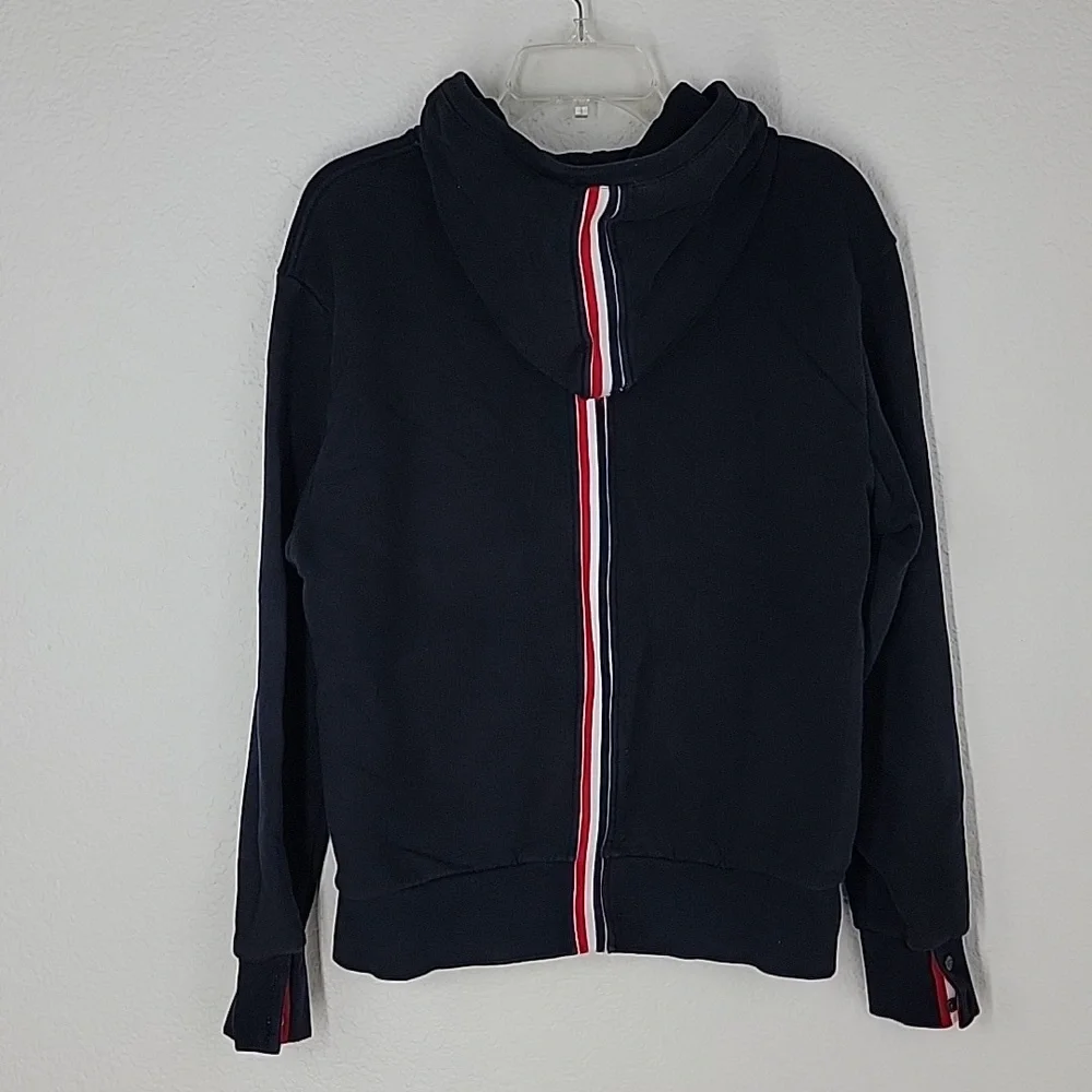 Thom Browne men's stripe hoodie cettire navy blue size 3 - Picture 9 of 15